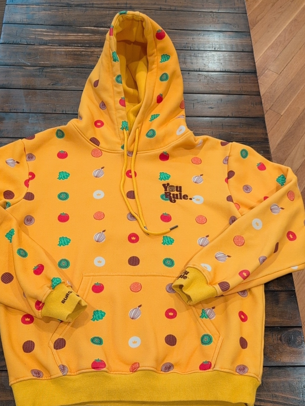 Burger King Royal Perks Flame Grillin' Hoodie Unisex - Picture 2 of 7